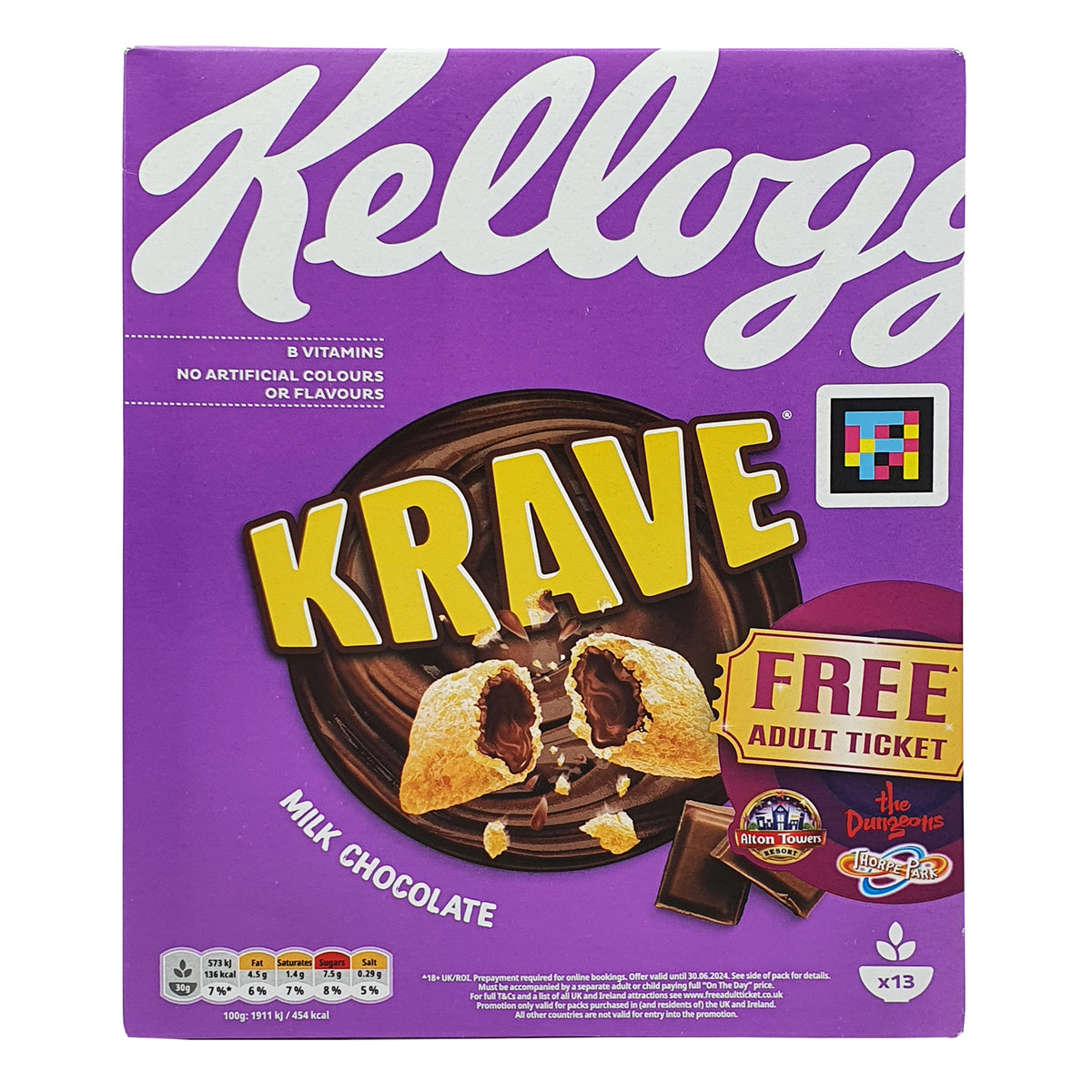 Kellogg's Krave Milk Chocolate Cereal 410g Atasco