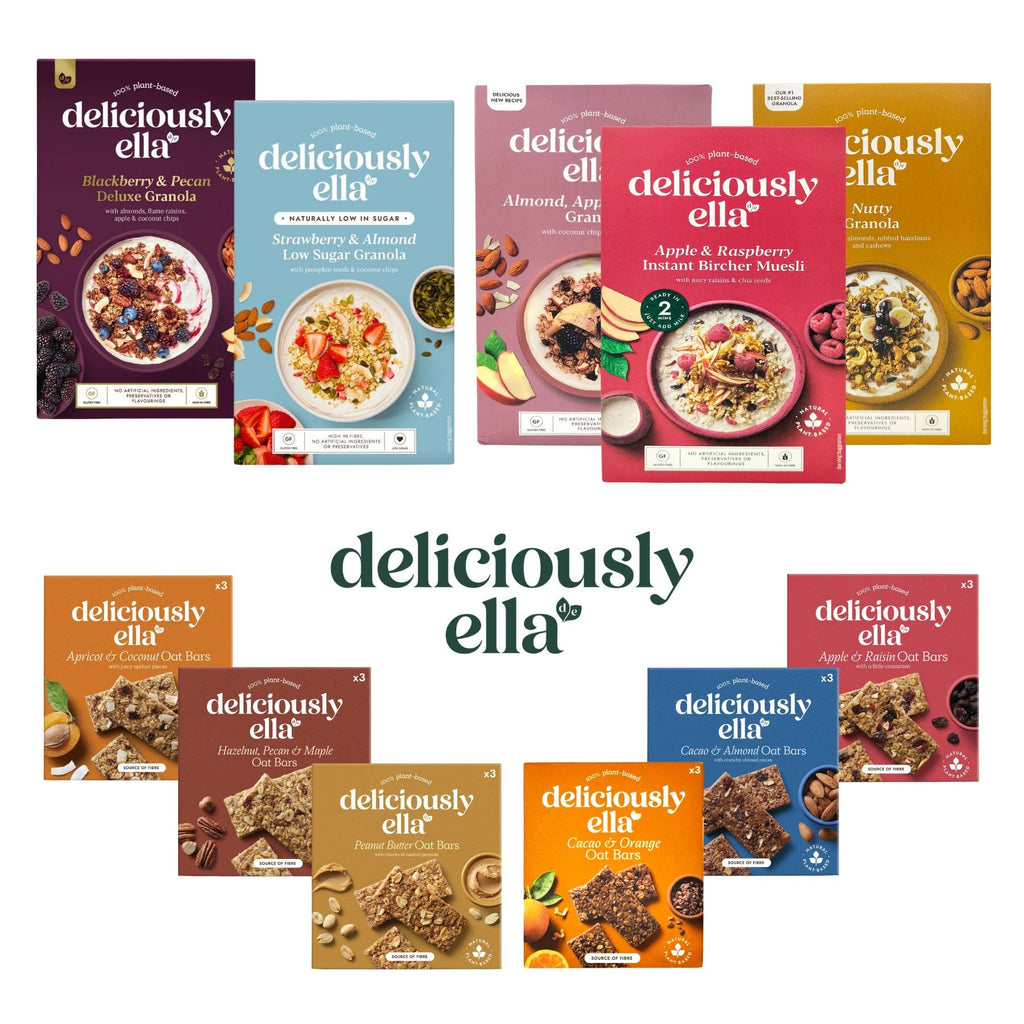 Deliciously Ella Plant Based Granola, Muesli and Oat Bars