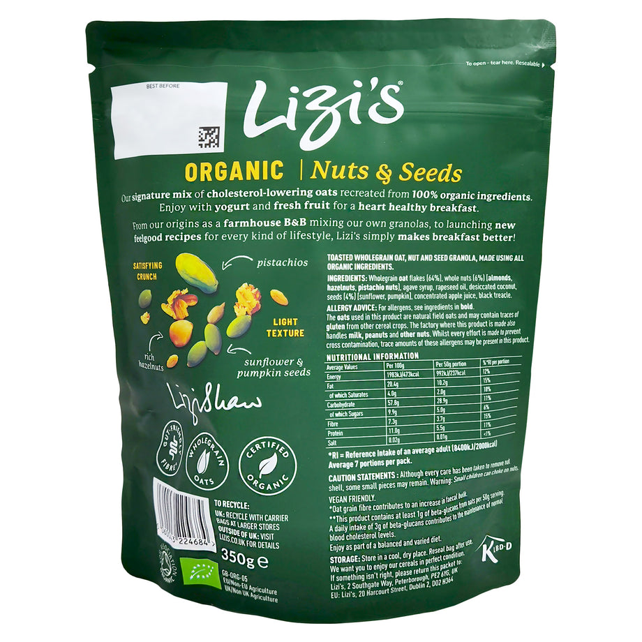 Lizi's Organic & Vegan Friendly Nuts & Seeds Granola – Atasco